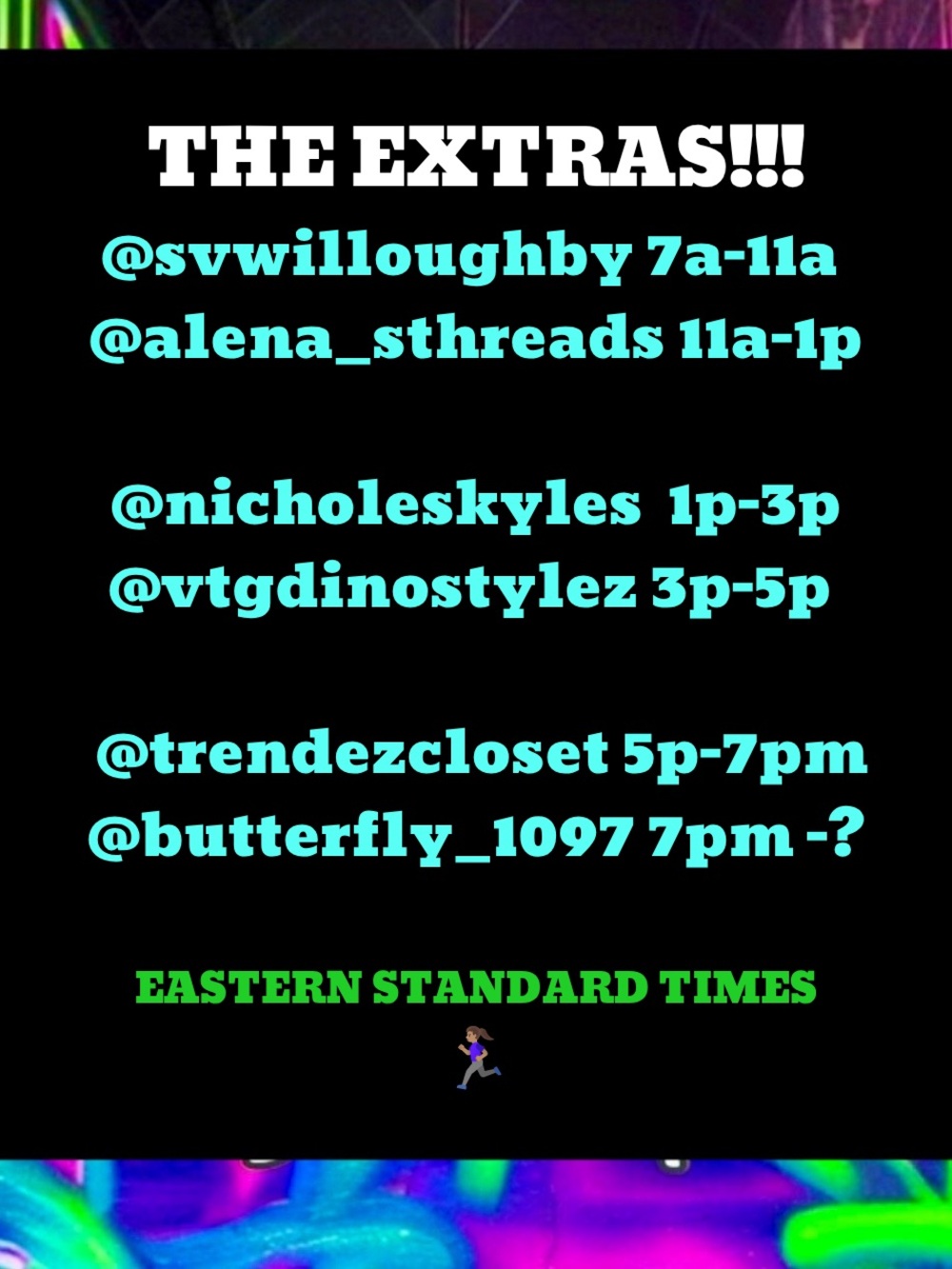 The EXTRAS Share Show Marathon! Thursdays beginning @7am EST. LIKE TO BE ALERTED